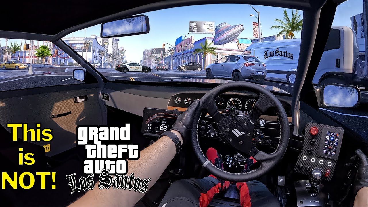 A GTA Los Santos térkép az Assetto Corsához egyszerűen őrületes!